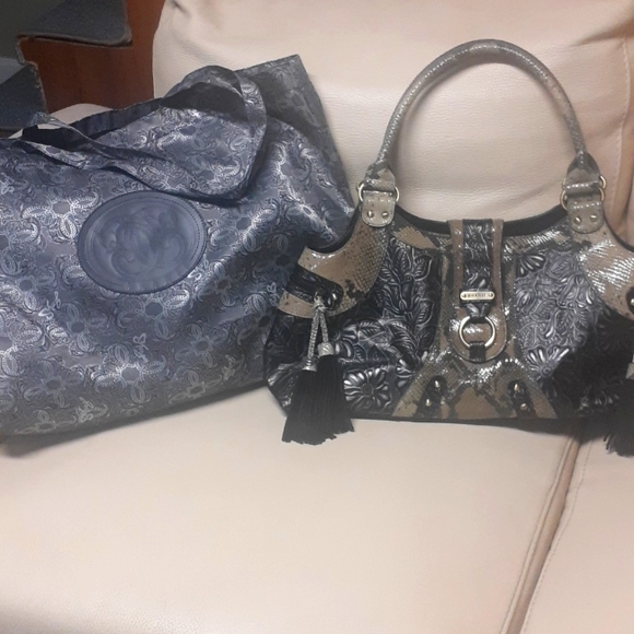 Sharif Snakeskin purse & dust bag 17 x 8.75.PRE-LOVED, USED 1 DAY!!!!